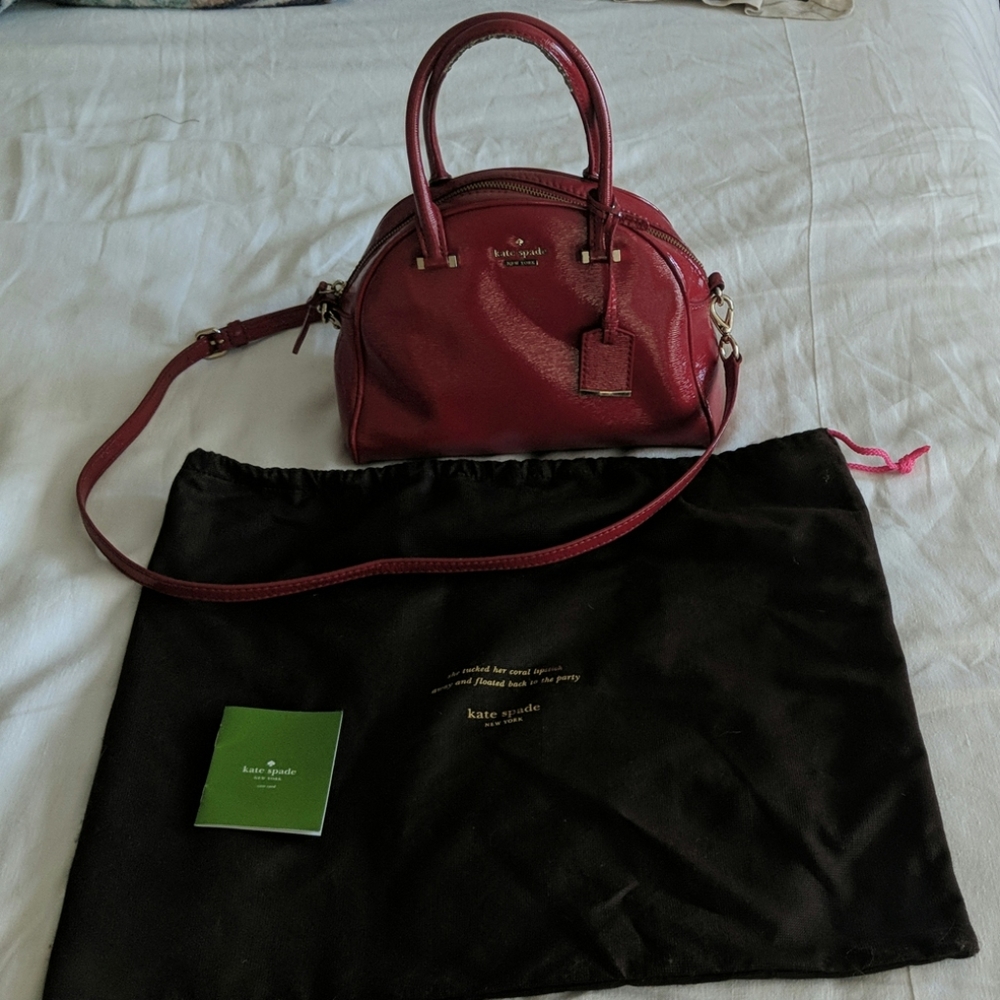 Red Kate Spade purse